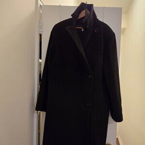 Cinzia Rocca Due Coat-  Mid/Full-Length Angora & Wool Size US 12